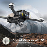 HS720E Drone – 4K/30FPS Camera, Integrated Remote ID, 2 Batteries (46 Min Flight), 5GHz FPV, 130° FOV EIS, Brushless Motor, GPS, Auto Return & Follow Me